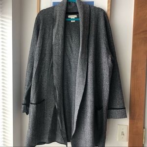 Christian Siriano open Tunic sweater w/ pockets